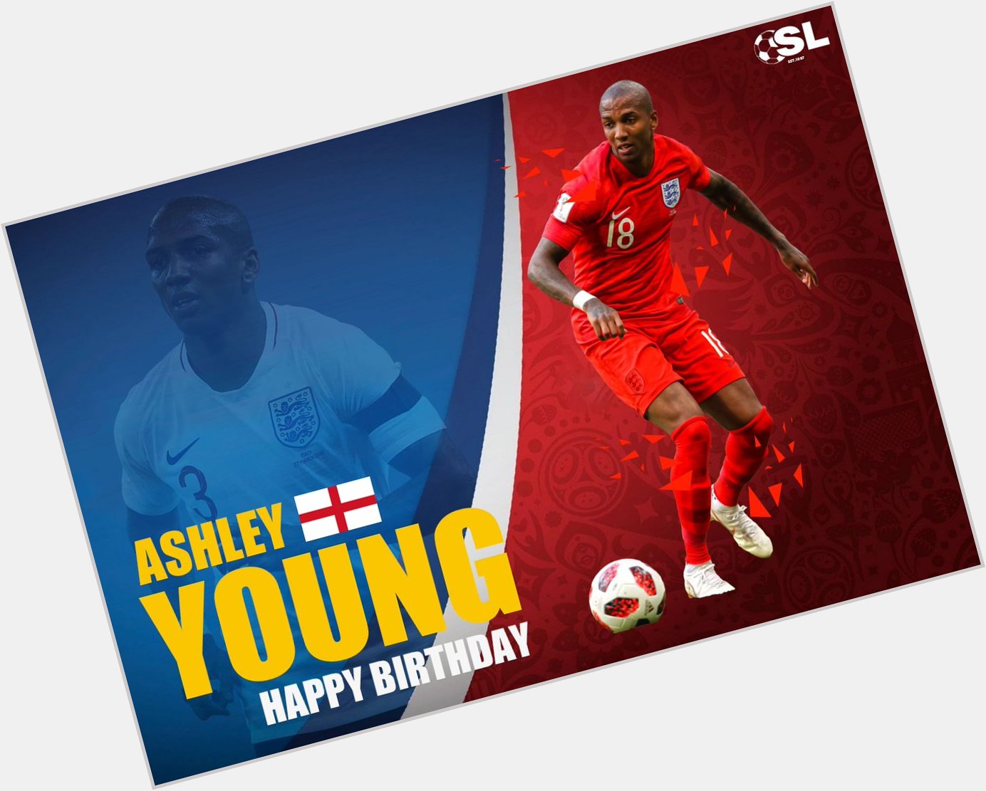 Ashley Young is celebrating his special day today! Join us in wishing the midfielder a Happy 33rd Birthday! 