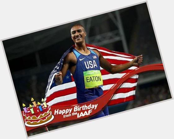 HAPPY birthday to two-time world and Olympic decathlon champion and world record holder Ashton Eaton! 