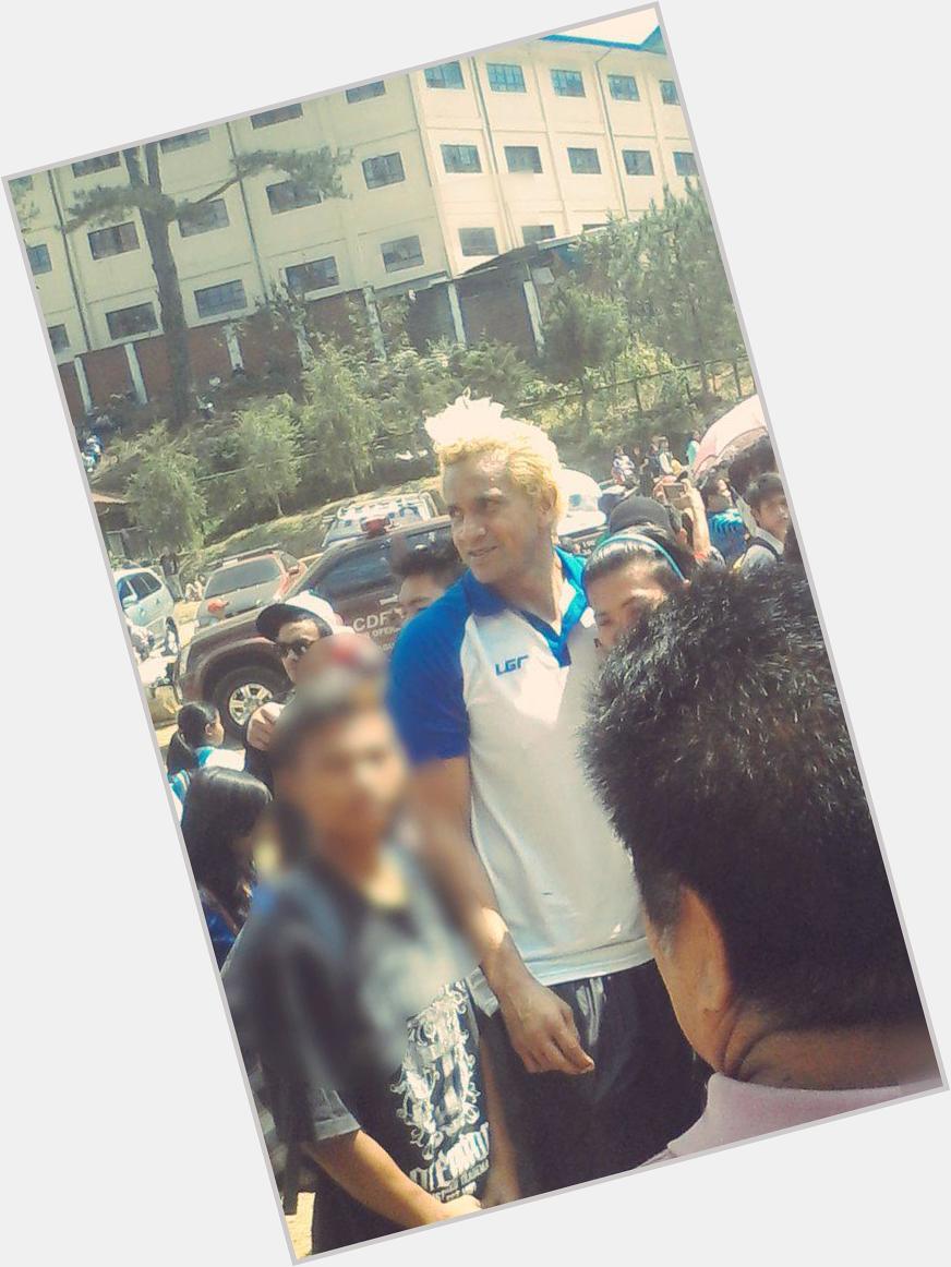 Happy Bday the rock Asi taulava, thanks for coming here in Baguio joining us in d panagbenga 2015... 