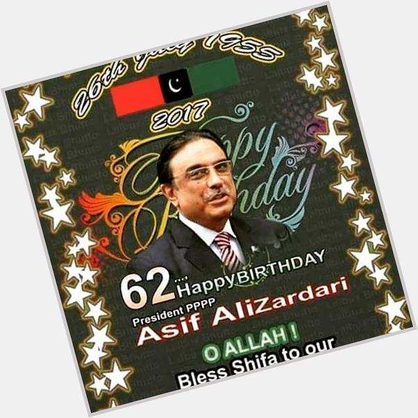 Happy Birthday Chairman Asif Ali Zardari Sab 