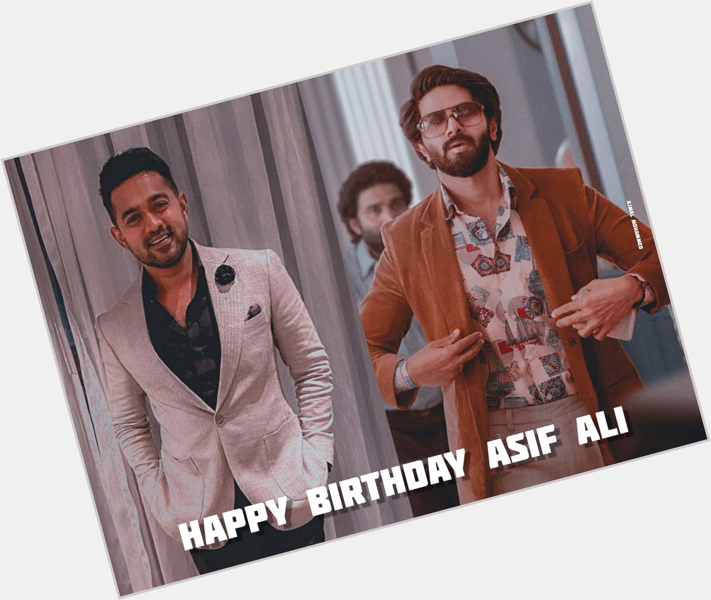 Wishing a very happy birthday to Asif Ali by Dulquer Salmaan Fans. 