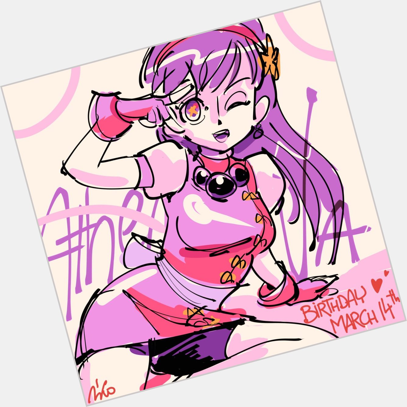 Happy birthday to our psycho soldier fighting idol: Athena Asamiya from ! 