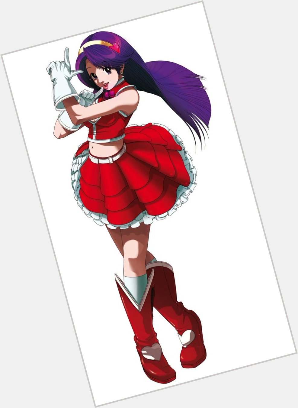 Happy birthday to 2nd best girl, Athena Asamiya!!! This was her best outfit until she got added to XV. 
