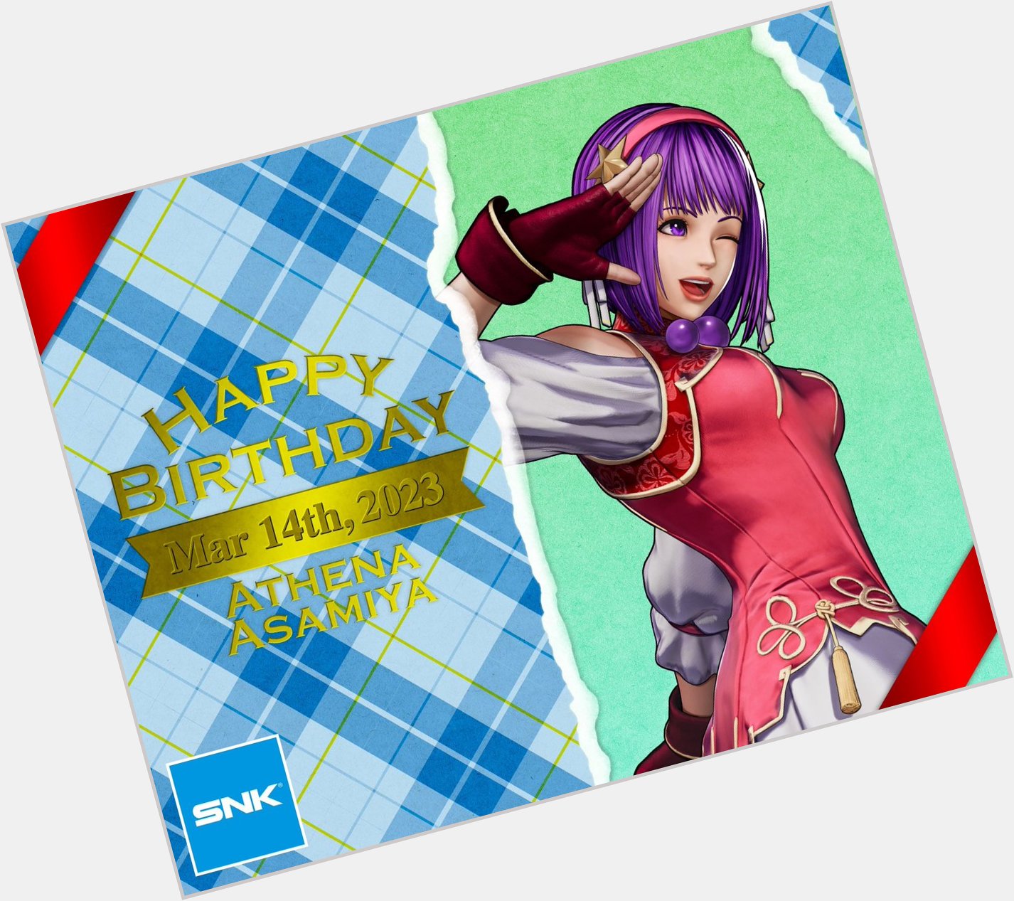 Happy Birthday to Athena Asamiya! (First Appearance: Athena: Classic Game) 