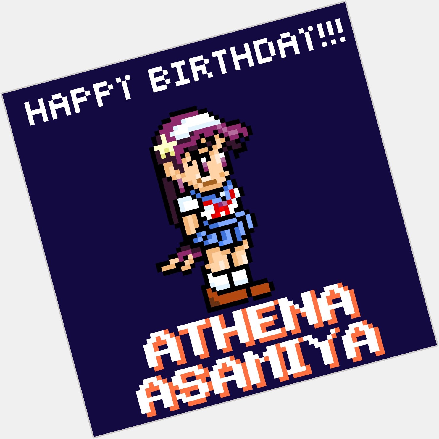  Happy Birthday Athena Asamiya! 