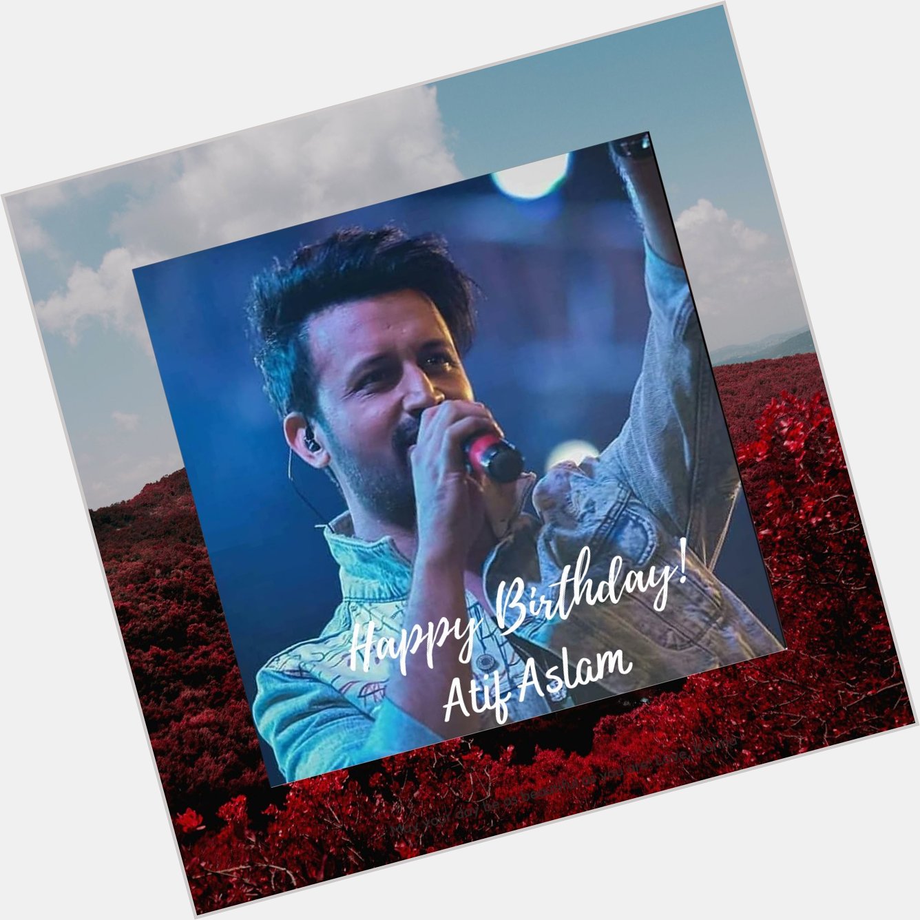 The  singer whose music soothes the soul, Atif Aslam a very Happy Birthday!  