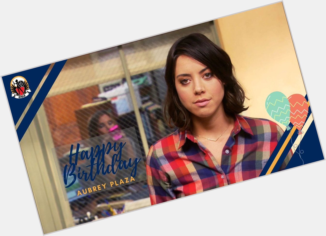 Happy Birthday Aubrey Plaza aka April Ludgate!  