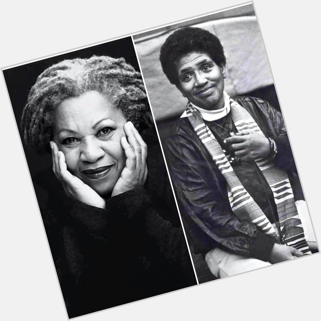 Happy birthday, Toni Morrison and Audre Lorde, both born on this day. Legends! 