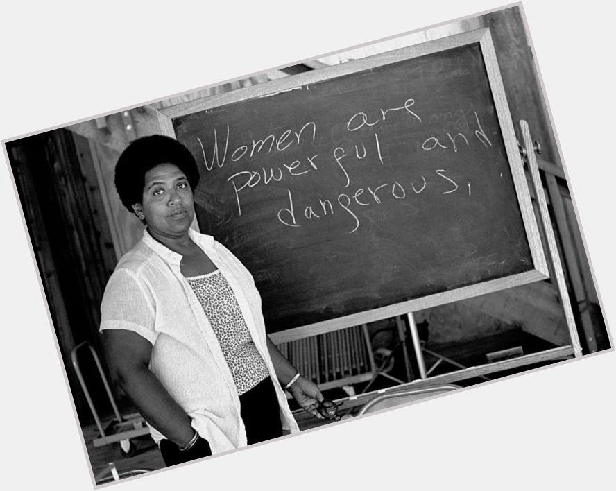 Happy birthday to \"Black-lesbian feminist mother lover poet\" legend audre lorde! 