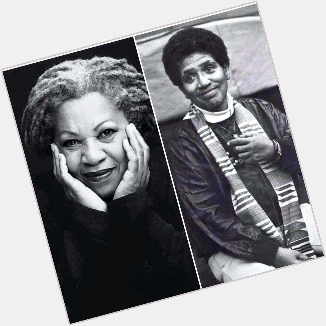 February 18th is a sacred day. Happy Birthday to Toni Morrison (1931-2019) and Audre Lorde (1934-1992). 