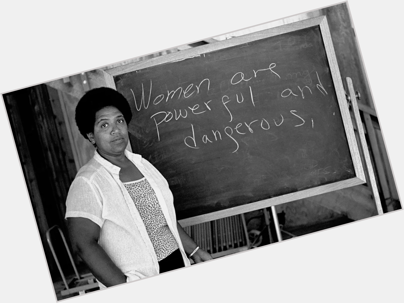 Happy birthday to the great writer, womanist, professor, and activist Audre Lorde (1934 - 1992). 