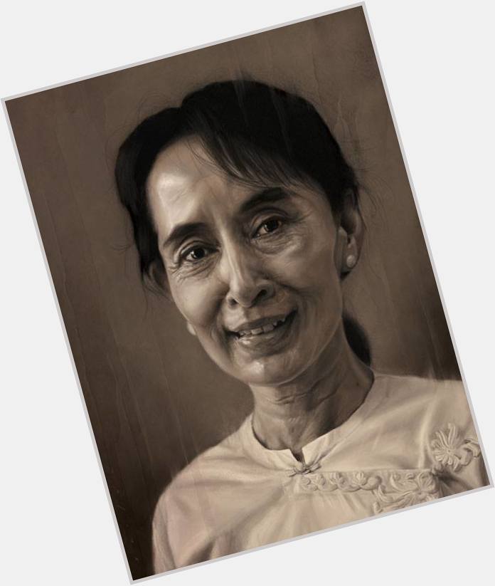 Happy Birthday, Aung San Suu Kyi, wise & strong lady of Burma! We always stand by you! Artist-Jason Seiler 