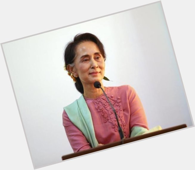 Happy birthday to A May Su, Daw Aung San Suu Kyi  Thank you for being our leader.  