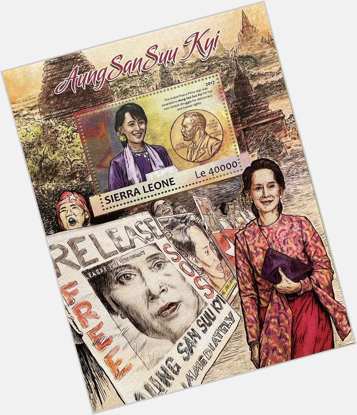 77th Happy Birthday Daw Aung San Suu Kyi                      from Fear 