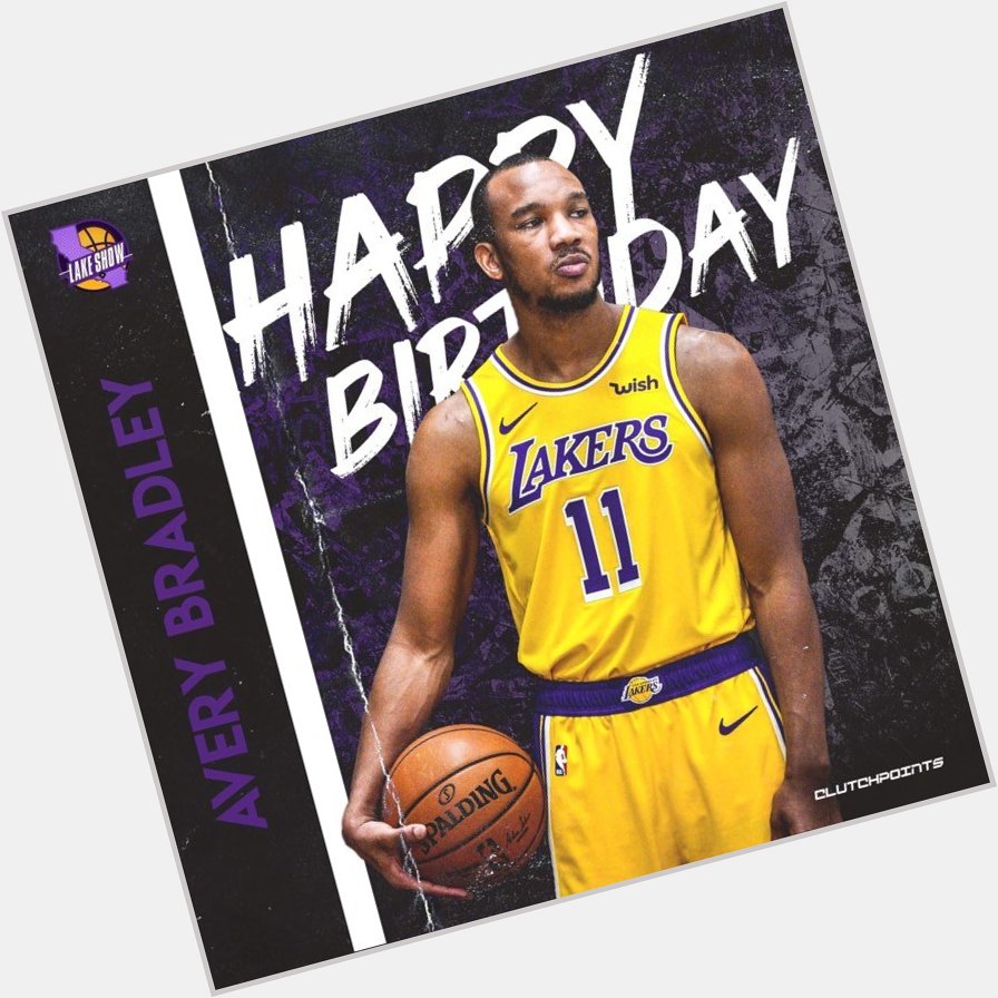 Join Lakeshow in wishing Avery Bradley a happy 29th birthday!    