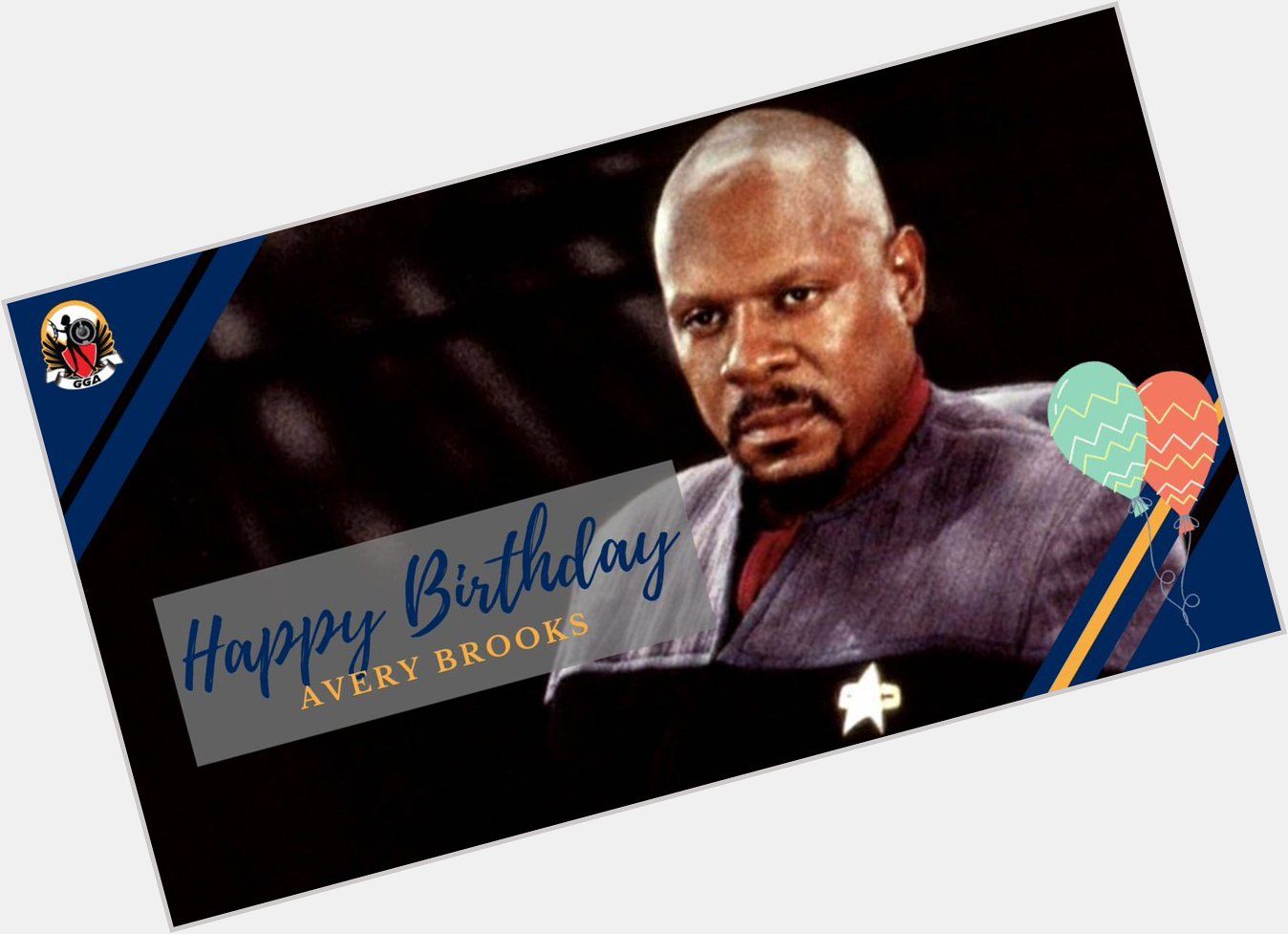 Happy Birthday, Avery Brooks, aka Commander Benjamin Sisko, aka Hawk!   