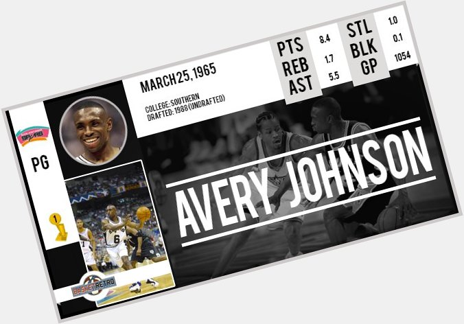 Happy birthday Avery Johnson !   