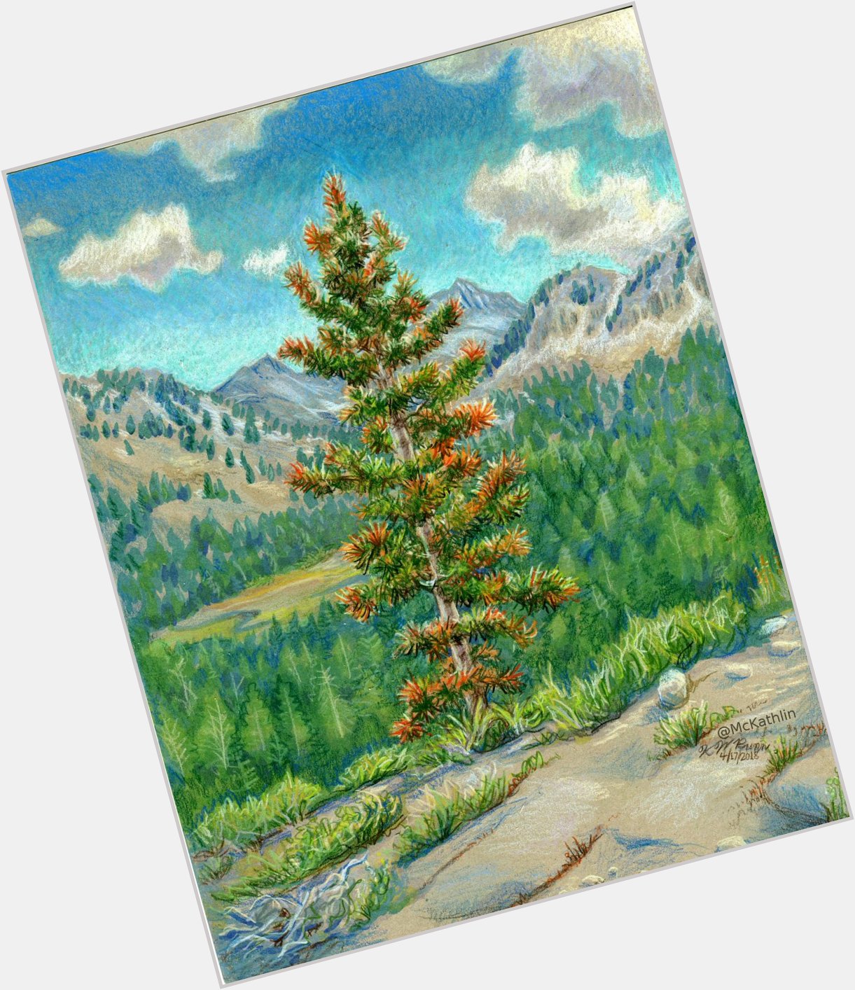 \"Portrait of a Tree\"
for my favorite nature boy.
Happy birthday! 