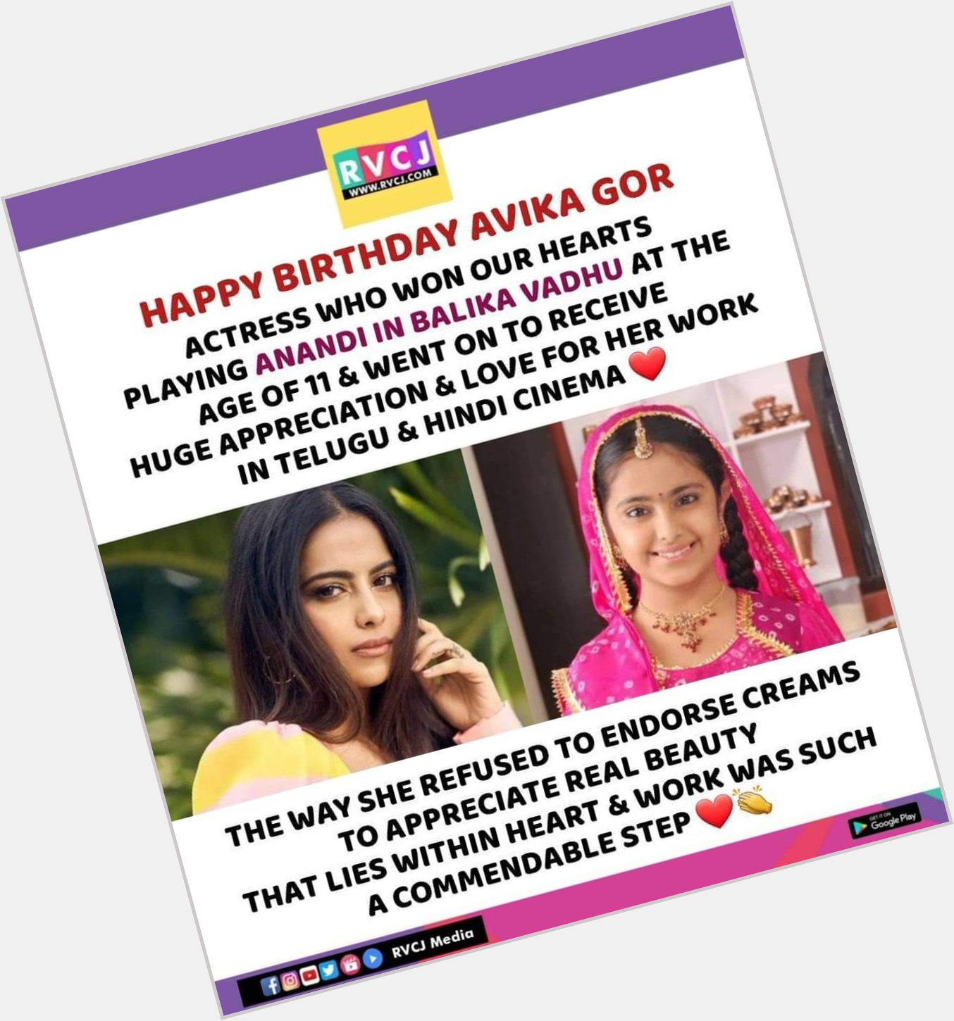 Happy Birthday Avika Gor!    