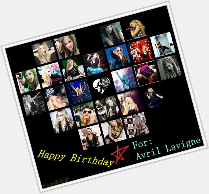  For: My Goddess   9 \ 27 Happy Birthday Avril Lavigne
 From Taiwan fans   