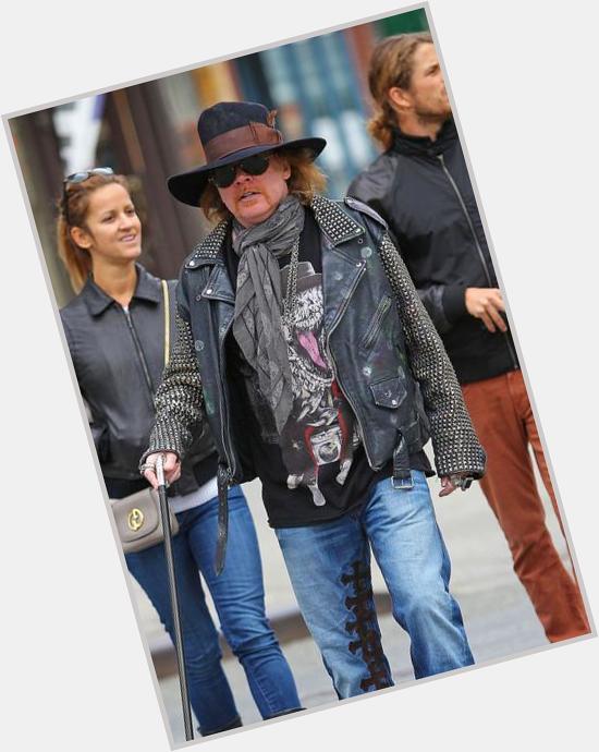 Waardig ouder worden. Not! Toch happy birthday Axl Rose. 