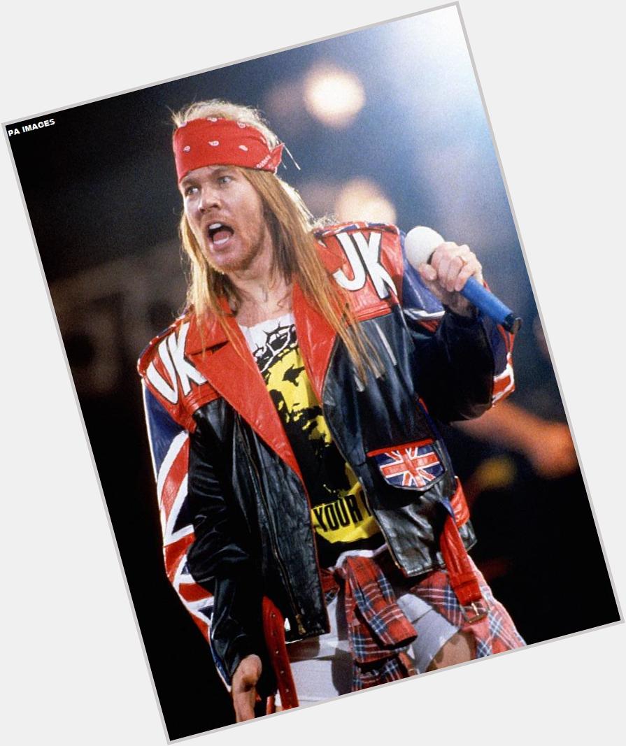 Happy Birthday Axl Rose. 53 today! 