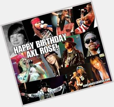 Happy Birthday Axl Rose 