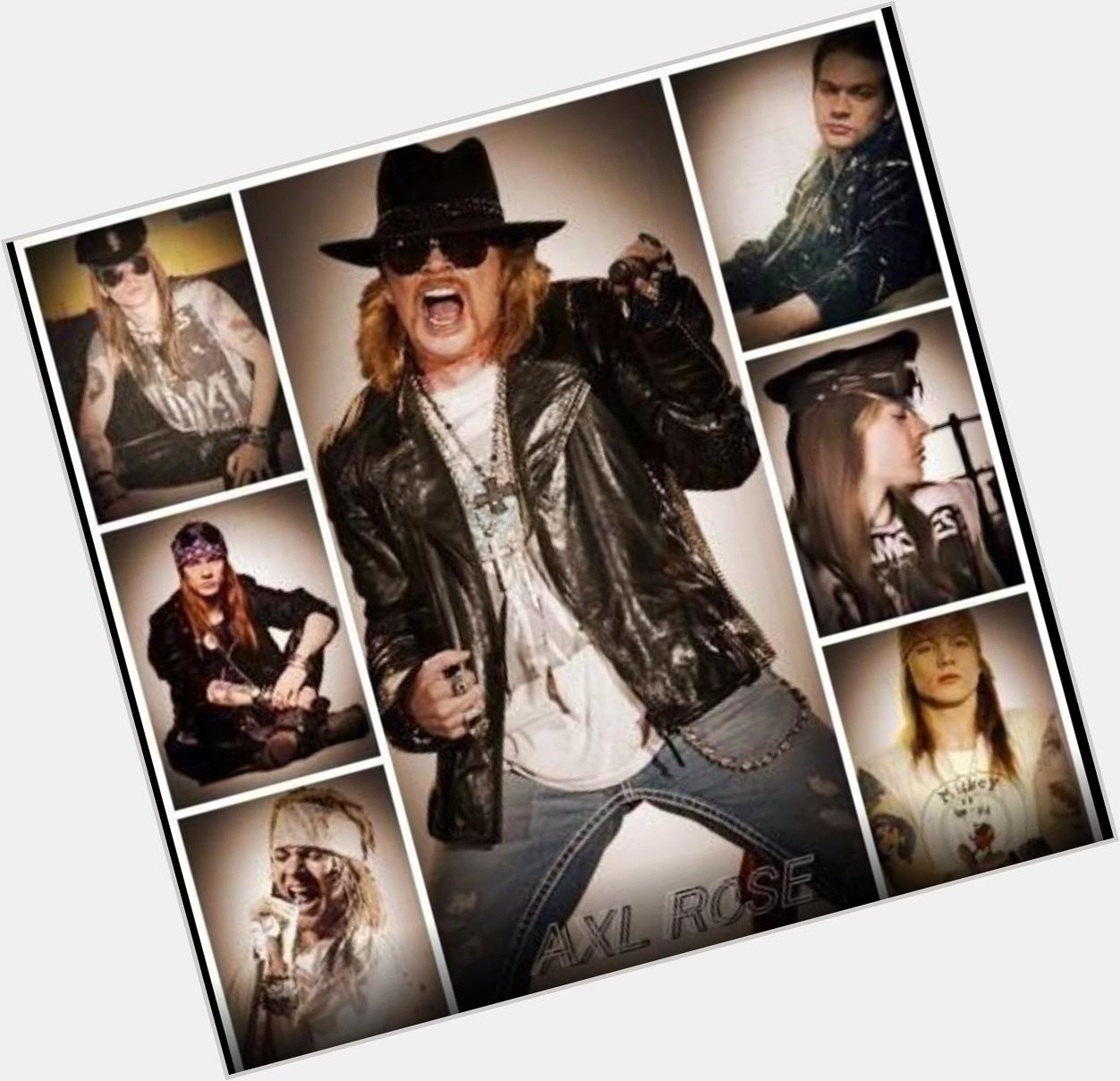 HAPPY BIRTHDAY TO THE ONE AND ONLY AXL ROSE!!            