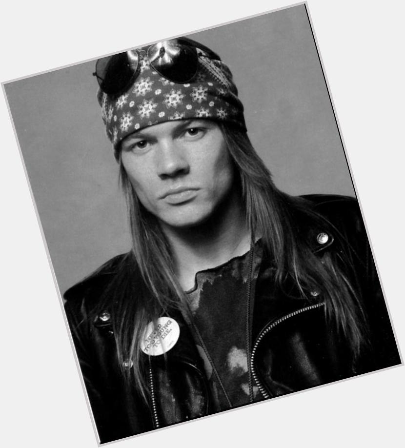 Since i was a kid, Axl Rose was always my favorite, I wore bandanas like him and still do, happy birthday 