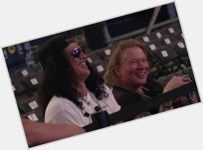 Slash\s Happy Birthday Message To Axl Rose Is Scary  