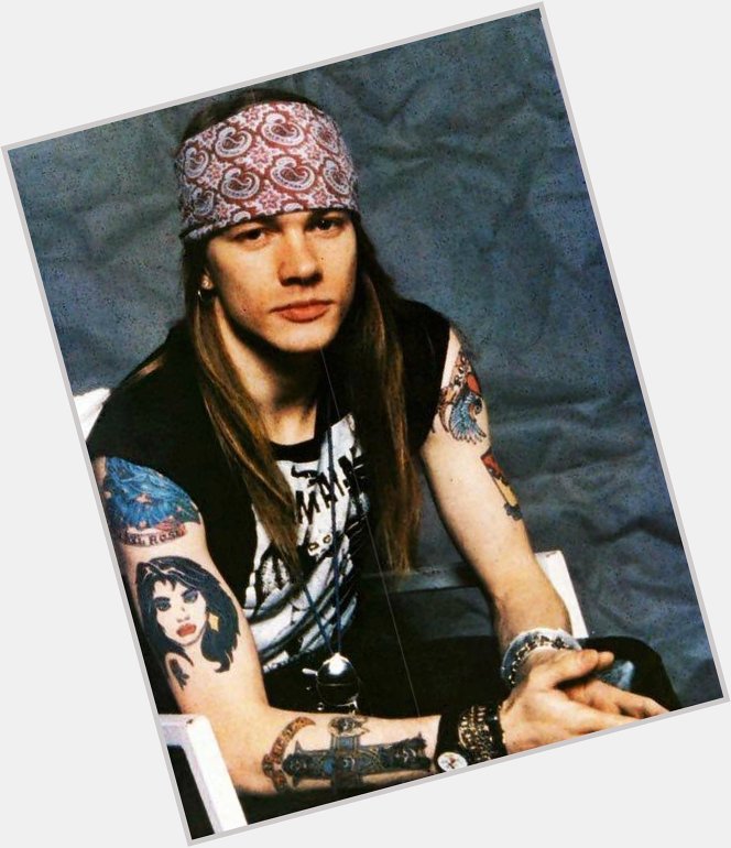 Happy 55th birthday to Axl Rose! 