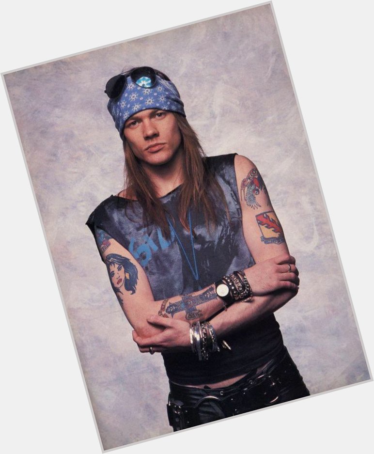 Happy Birthday Axl Rose, rocking it since 1962!  