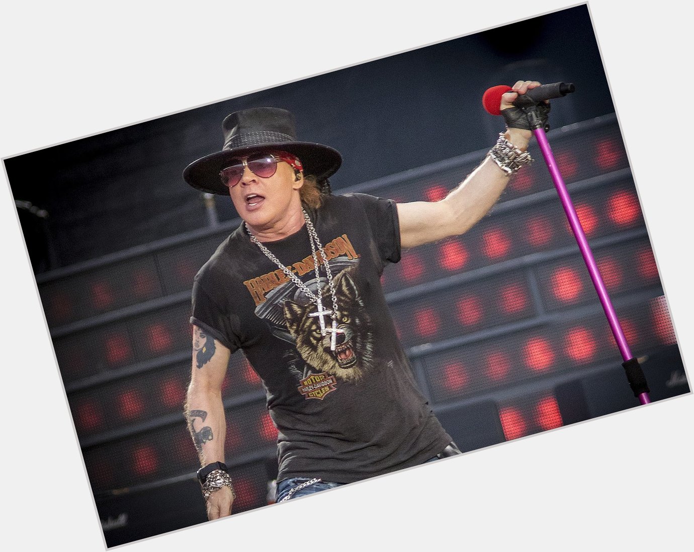 Happy 60 birthday to Guns N\ Roses vocalist Axl Rose! 