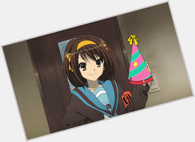 10/8 is Haruhi Suzumiya\s birthday! Also coincidentally VA Aya Hirano\s.
Happy birthday! 