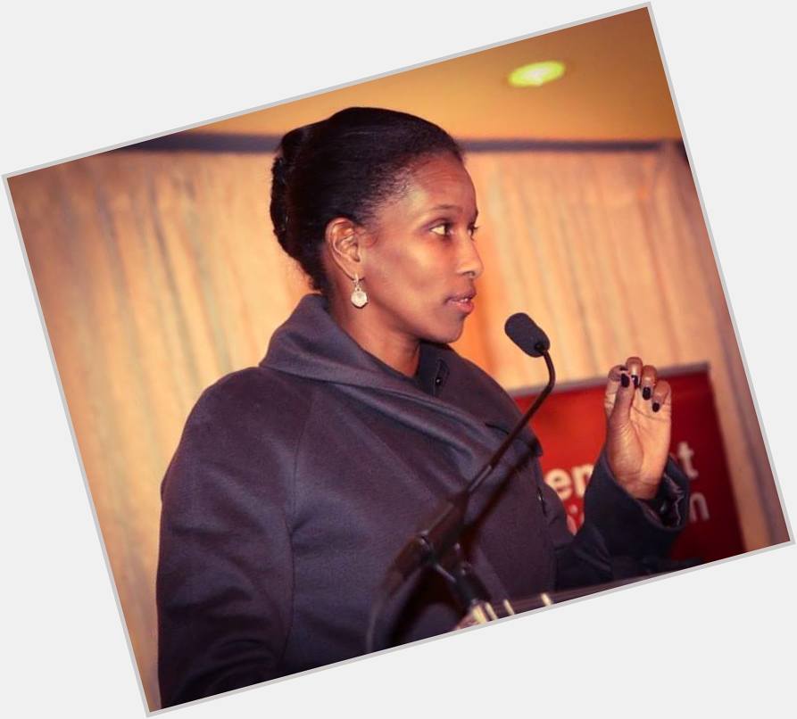 Happy Birthday  Ayaan Hirsi Ali.
Photo by Barry Morgenstein 