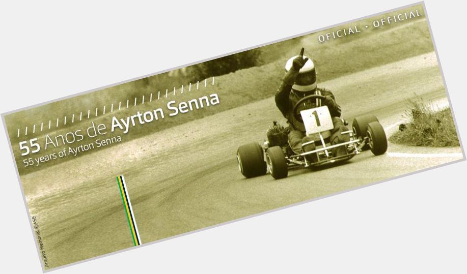 Happy 55th birthday Ayrton Senna      