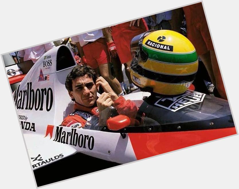 Happy Birthday Ayrton Senna. A true inspiration to millions of people. 