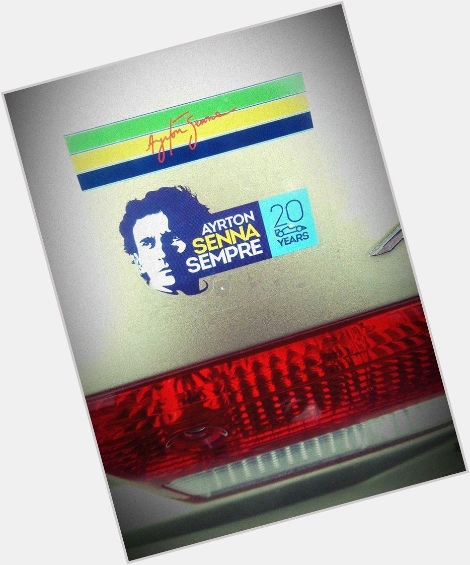 Happy Birthday to a great man, Ayrton Senna. 