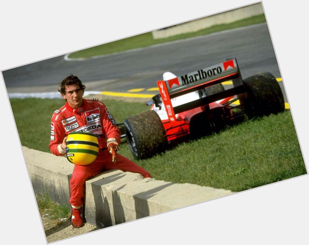 Happy birthday to the late Ayrton Senna. 