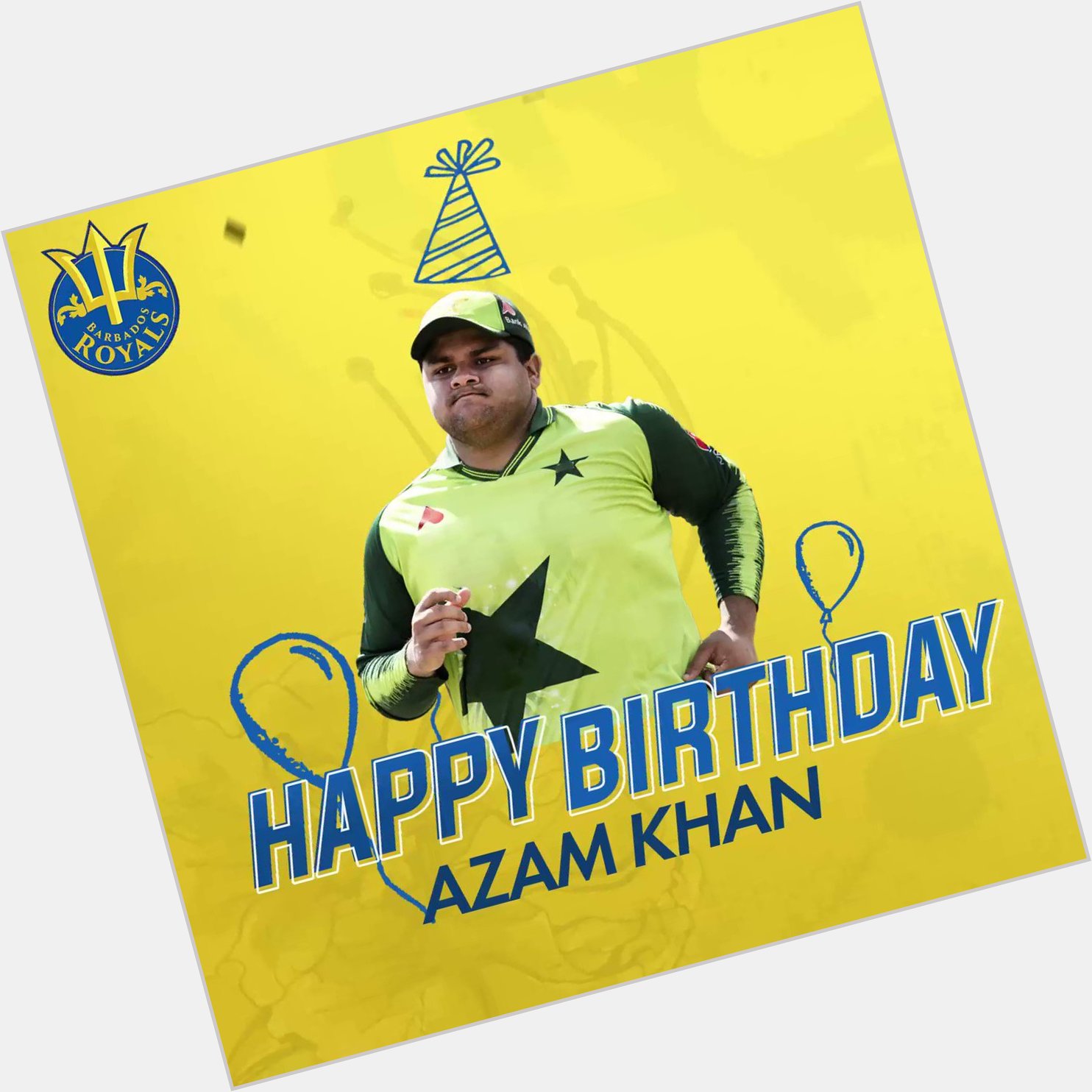 Happy Birthday to our talented batsman Azam Khan!!     