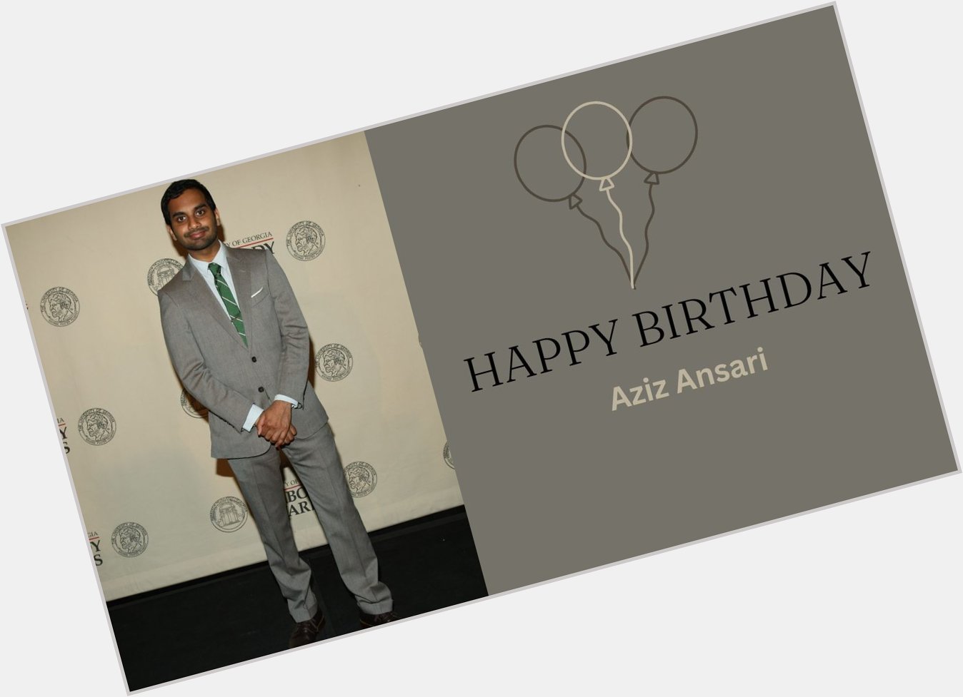  HAPPY BIRTHDAY! Aziz Ansari (aka Tom Haverford from turns 40 today. 