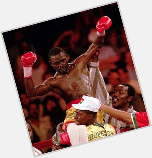 Happy 60th birthday to Ghanaian boxing legend Azumah Nelson. 