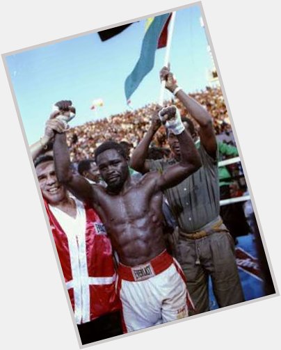Happy birthday to the greatest African boxer. Azumah Nelson, you made us proud. 