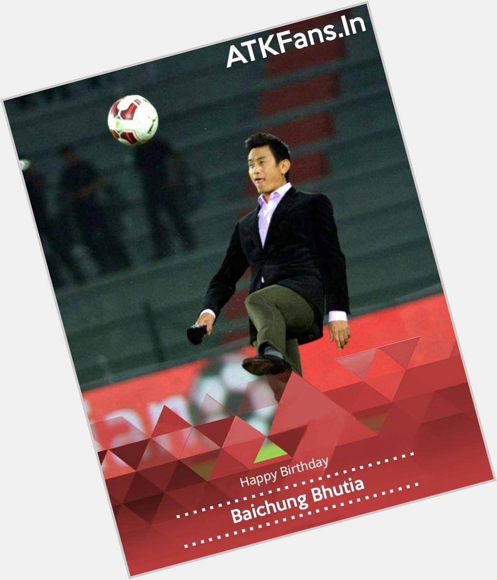 Here\s wishing Former Indian National Team Captain & consultant Baichung Bhutia a Happy Birthday. 