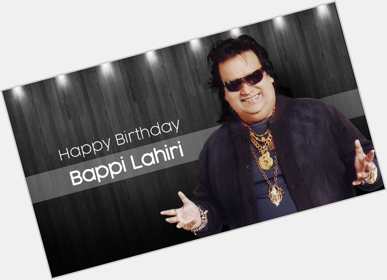 Wishing the disco king of bollywood, Bappi Lahiri da a very happy birthday.  