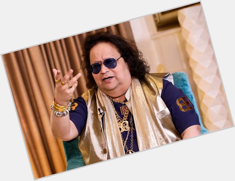 Happy birthday to the immensely popular music composer and singer Bappi Lahiri. 