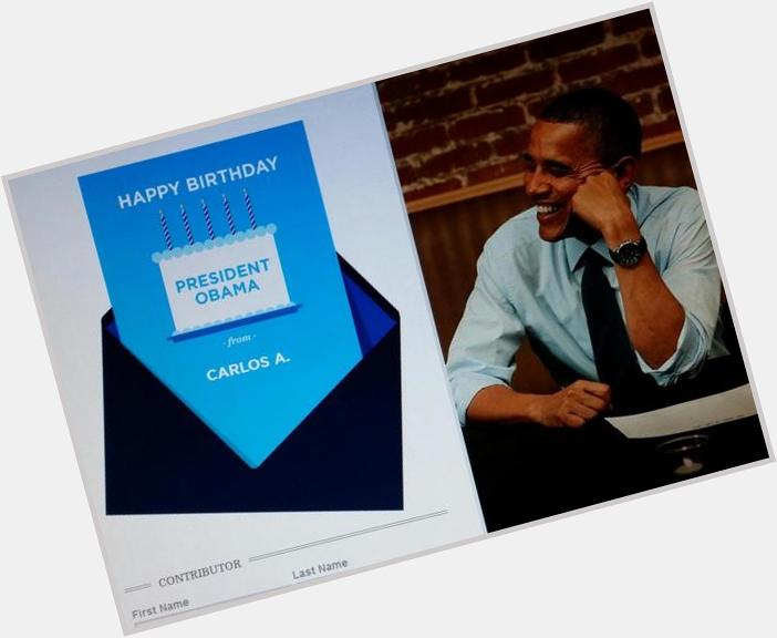 Ayer estuvo de cumpleaños nuestro presidente, Barack Obama. Son 53 años, Happy Birthday Mr President. 