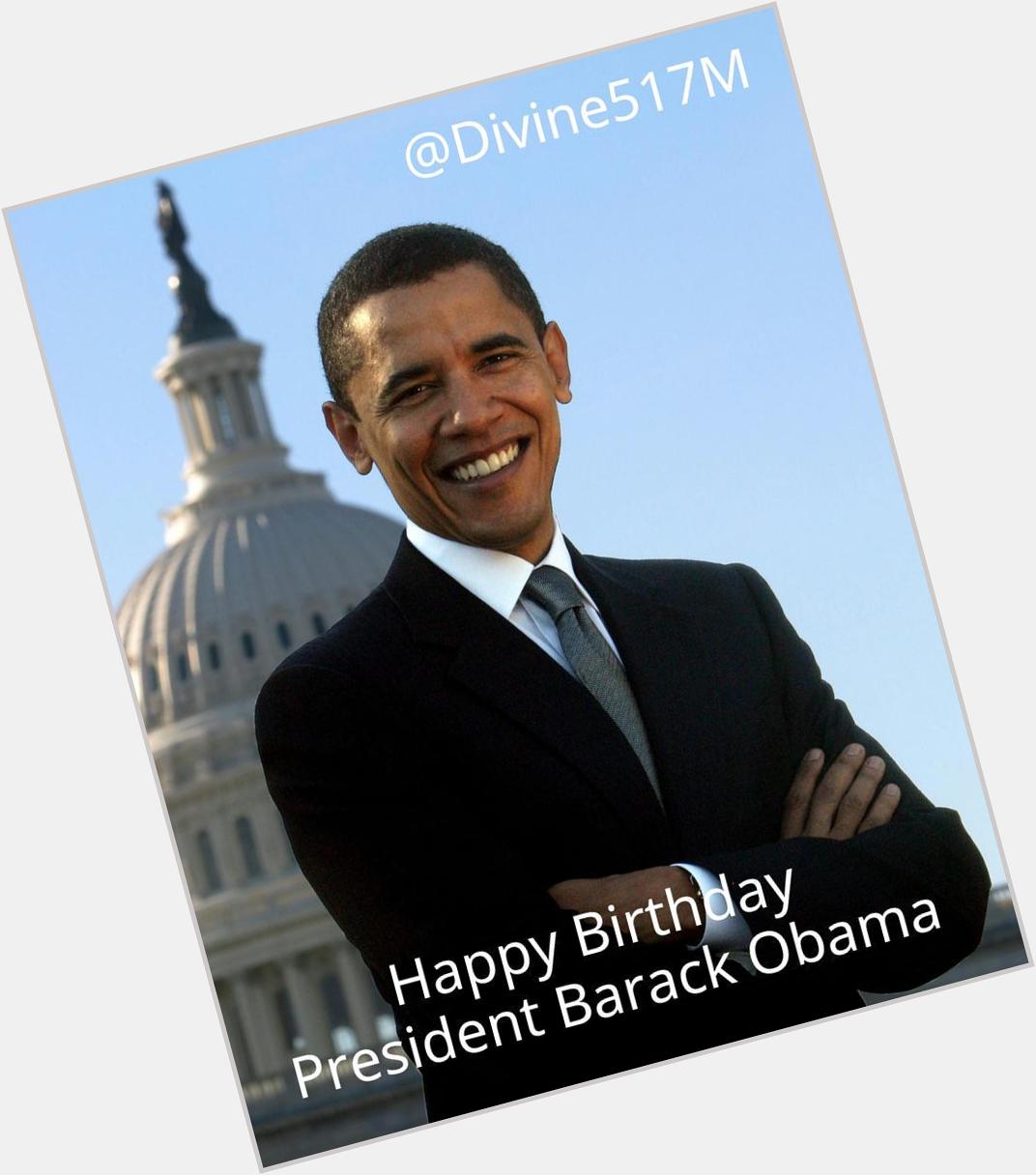 Happy Birthday to our 
President \"Barack Obama\", 
54 today. 