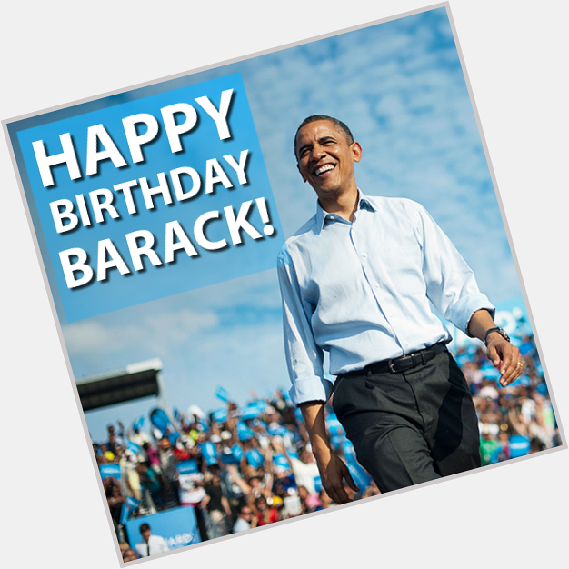 Happy 54th Birthday, President Barack Obama!  