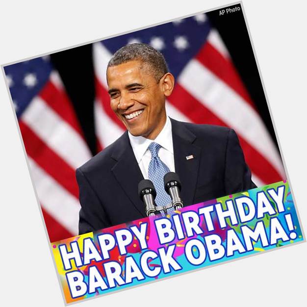 Happy Birthday Barack Obama! The former president is celebrating today. 